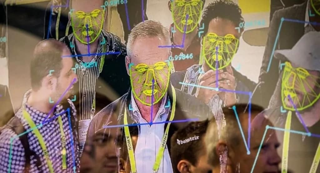 "Emotion Recognition AI for Enhancing Player-Coach Communication, showcasing advanced facial mapping technology detecting emotional states through real-time analysis, aimed at improving sports training and performance monitoring." Coaches Benefit from Using Emotion Recognition AI Online Free
