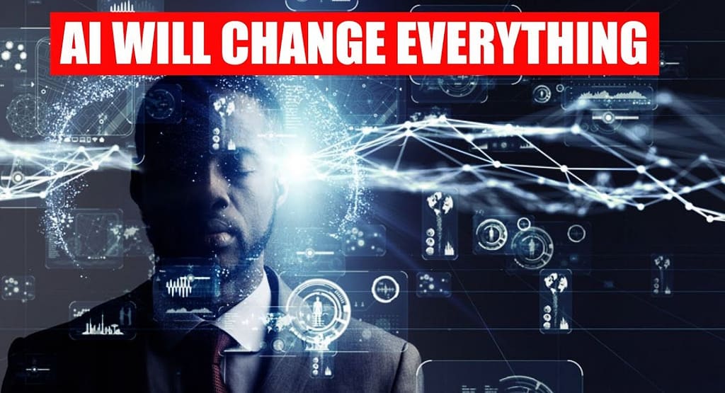 "AI-Powered Sports Models to Predict Tournament Outcomes, depicting a humanoid robot using advanced technology and data analytics represented by floating cryptocurrency coins, symbolizing the integration of AI in forecasting sports and e-sports results." The Future of AI in Sports Predictions